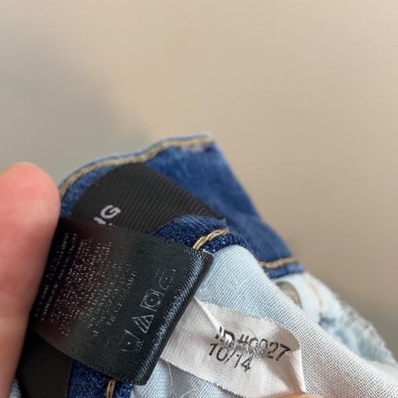 Express High Rise Leggings Acid Wash Jeans Size 4 - Picture 13 of 13